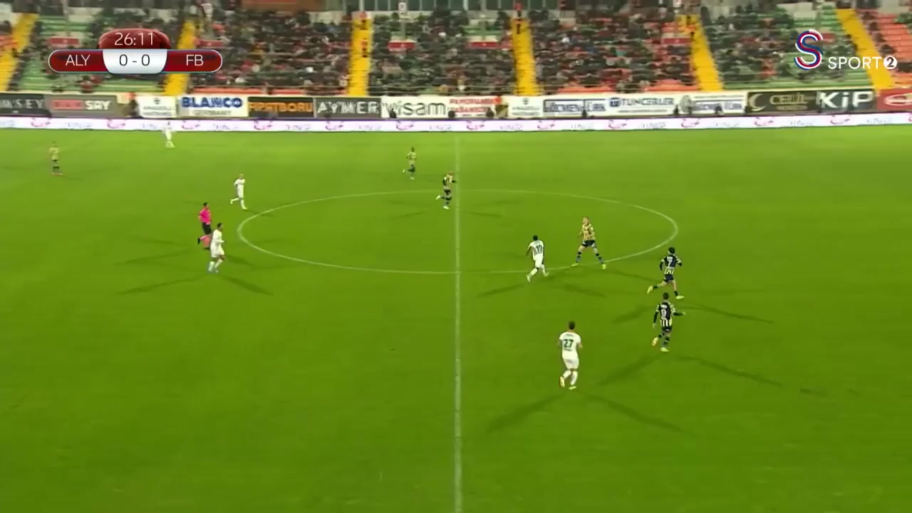 INT CF Alanyaspor Vs Fenerbahce 27 phút Vào, ghi bàn 0:1