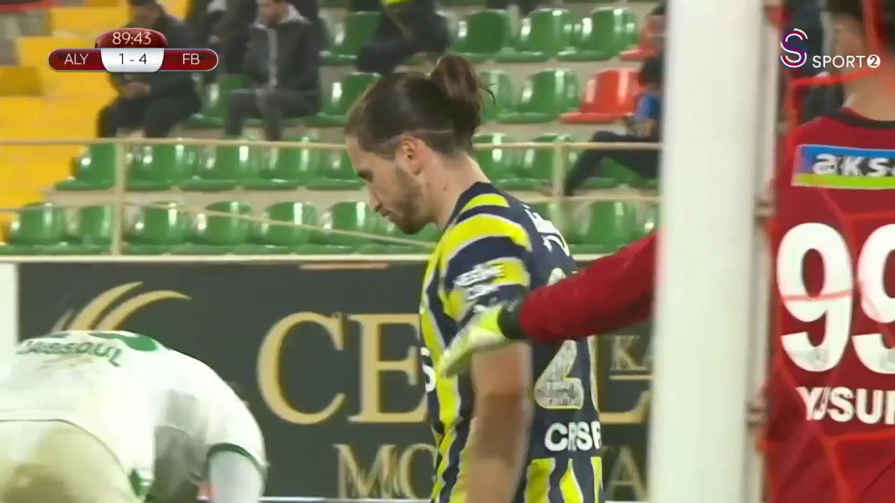 INT CF Alanyaspor Vs Fenerbahce 91 phút Vào, ghi bàn 2:4