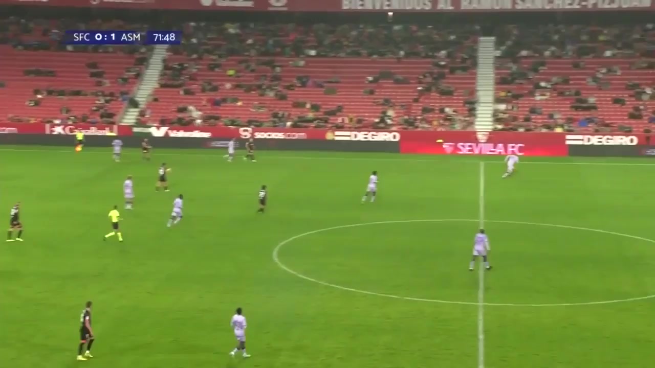 INT CF Sevilla Vs Monaco 74 ทำประตู  ประตู, ทำคะแนน 1:1