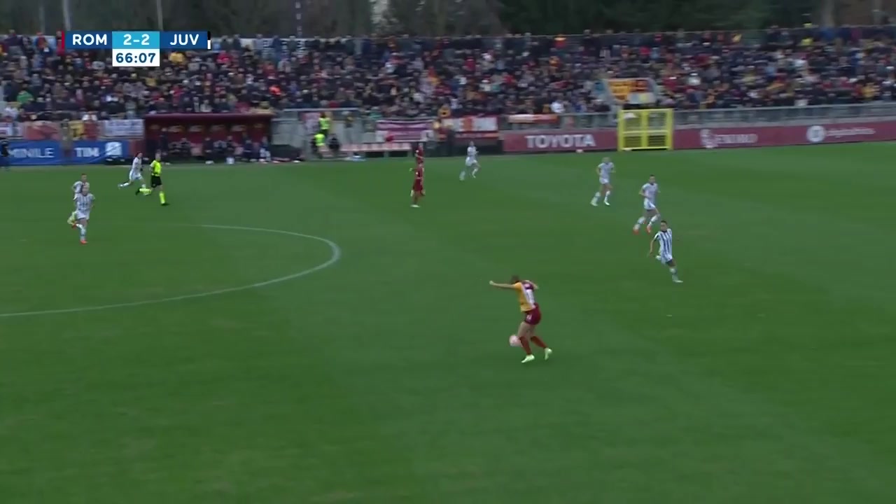 IWD1 Roma CF (w) Vs Juventus (w)  Goal in 68 min, Score 2:3