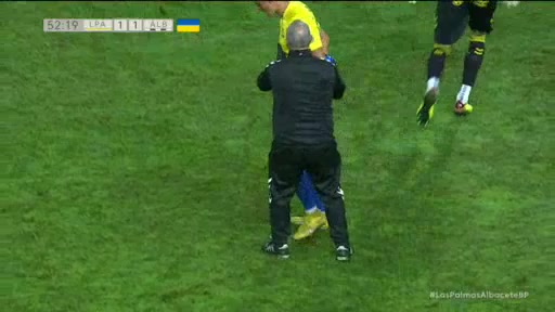 SPA D2 Las Palmas Vs Albacete  Goal in 53 min, Score 1:1