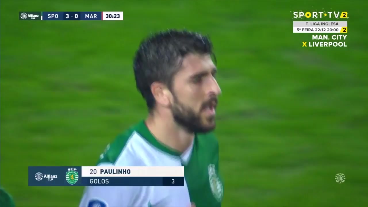 PORLC Sporting CP Vs Maritimo 30 phút Vào, ghi bàn 3:0