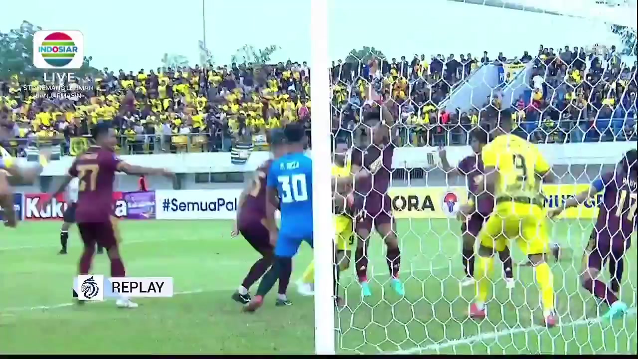 IDN ISL Barito Putera Vs PSM Makassar Manuel Gelito Ott Goal in 57 min, Score 1:1