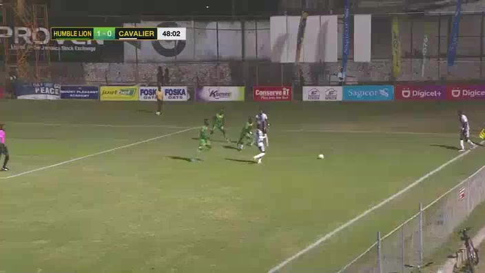 JAM D1 Humble Lions Vs Cavalier FC  Goal in 49 min, Score 1:1