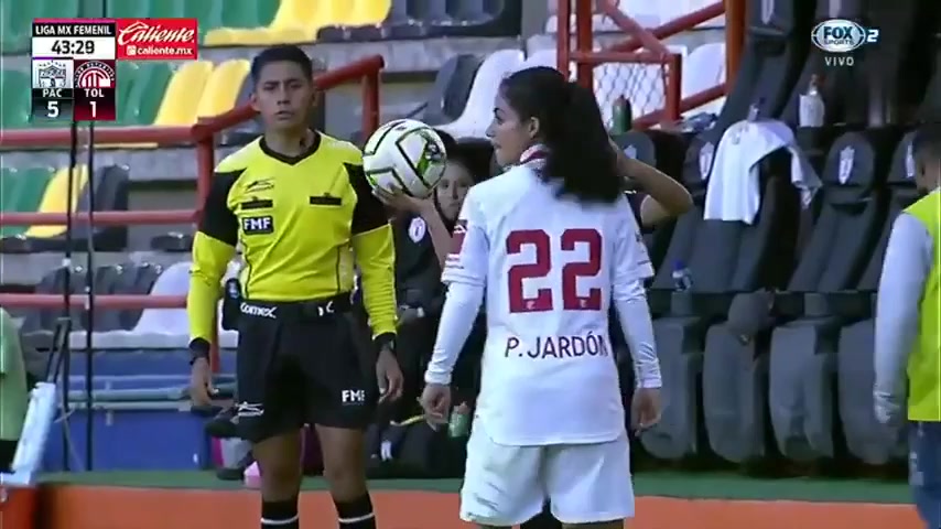 Mex MFW Pachuca (w) Vs Toluca (w) 44 ทำประตู  ประตู, ทำคะแนน 6:1