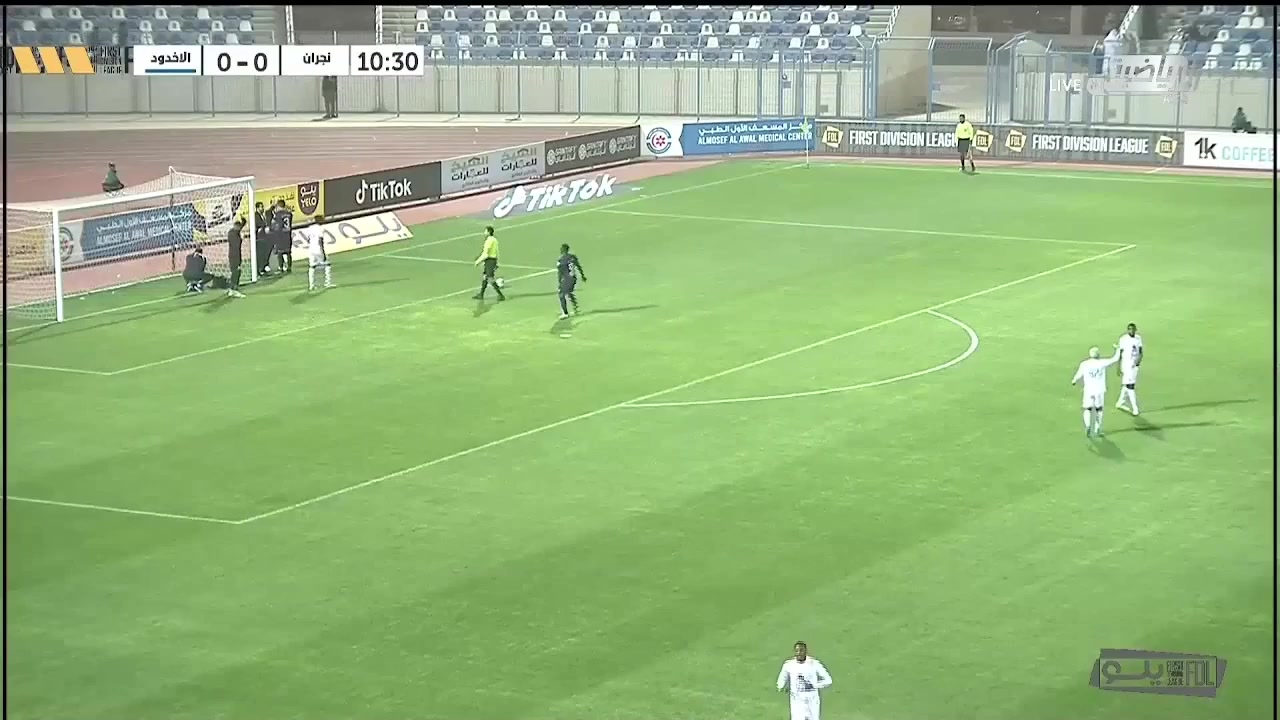 KSA D1 Najran SC Vs Al-Akhdoud  Goal in 11 min, Score 0:1