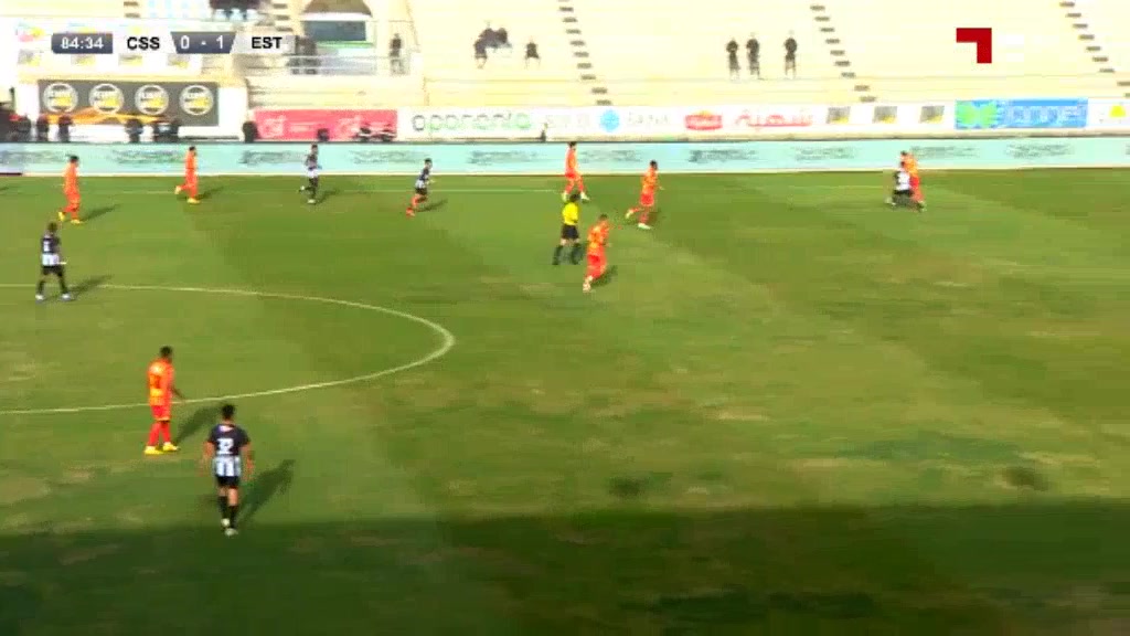 TUN D1 Sifakesi Vs Esperance Sportive de Tunis  Goal in 87 min, Score 1:1