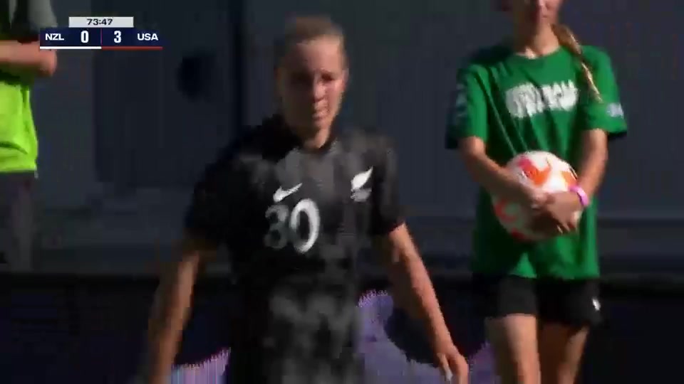 INT FRL New Zealand (w) Vs USA (w)  Goal in 75 min, Score 0:4