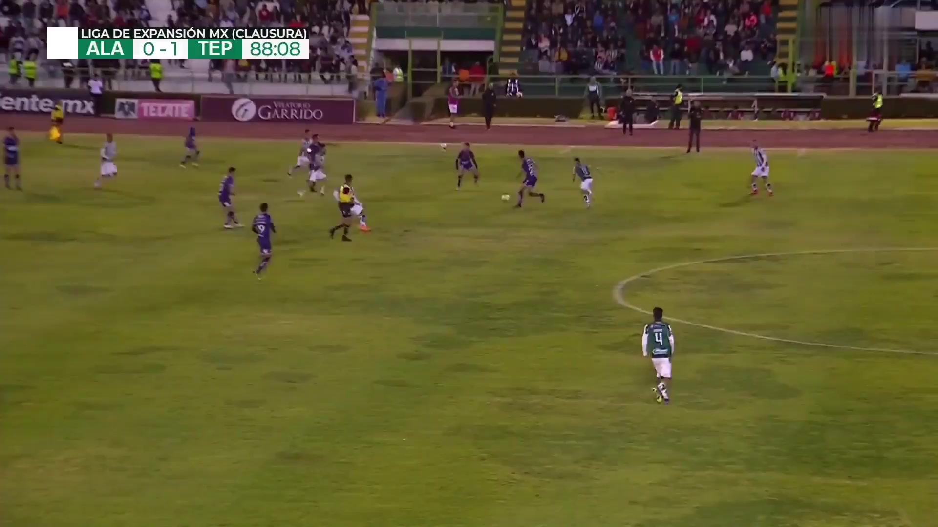 MEX D2 CD Alacranes de Durango Vs Tepatitlan de Morelos  Goal in 90 min, Score 0:2