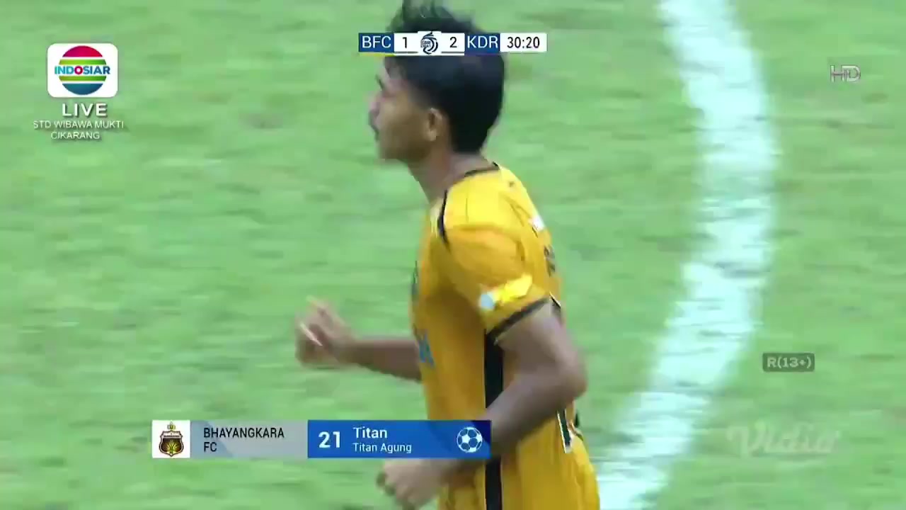 IDN ISL Bhayangkara Solo FC Vs Persik Kediri 29 phút Vào, ghi bàn 1:2