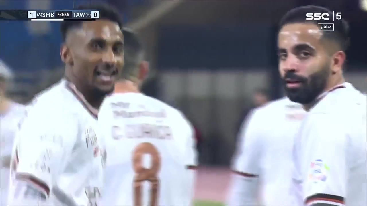 KSA PR Al-Taawon Vs Al-Shabab(KSA)  Goal in 40 min, Score 0:1