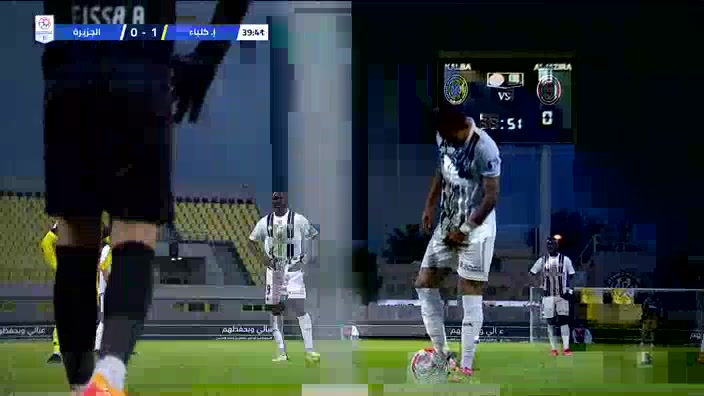 UAE LP Ittihad Kalba Vs Al-Jazira(UAE)  Goal in 40 min, Score 1:1