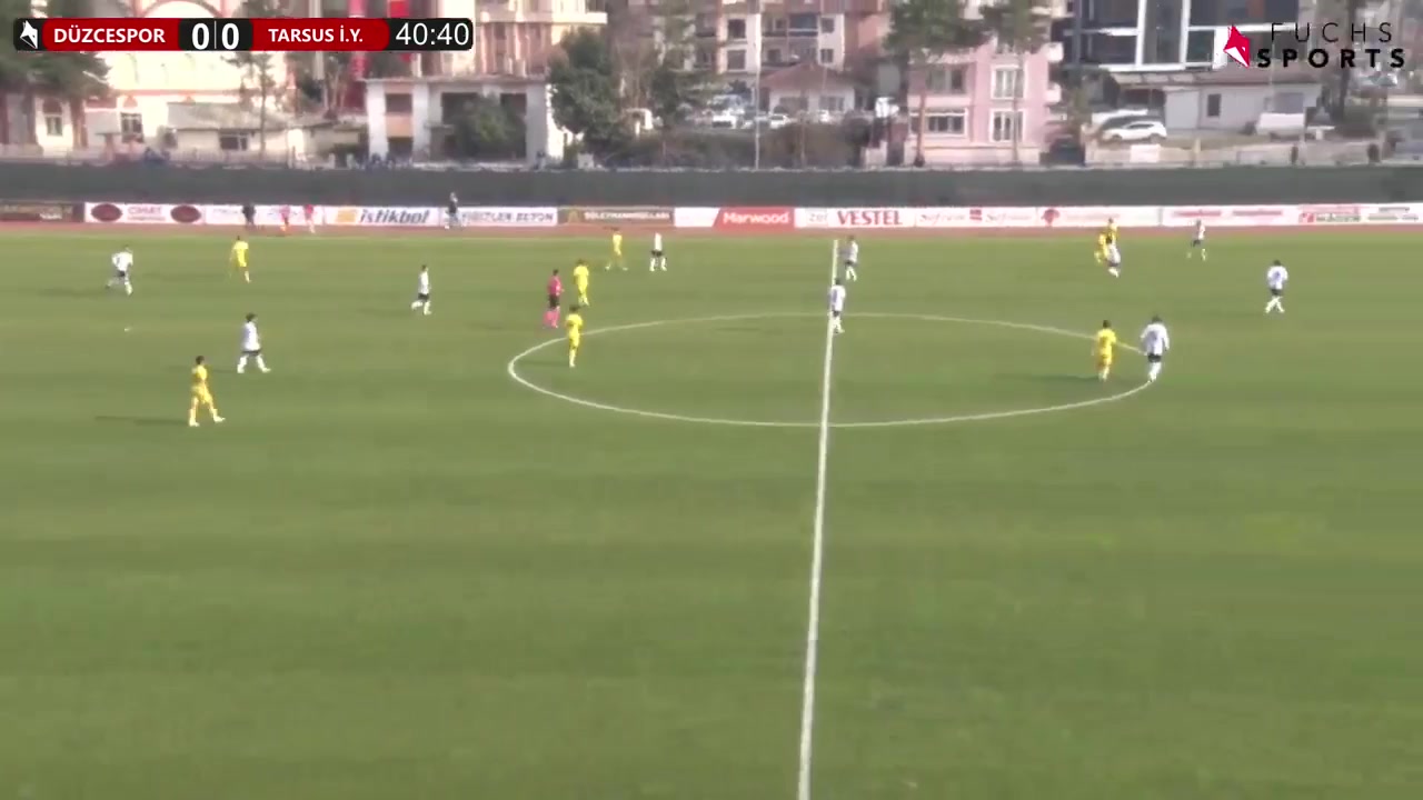 TUR D3 Duzcespor Vs Tarsus Idman Yurdu  Goal in 41 min, Score 1:0