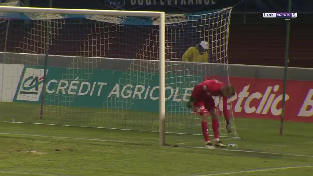 FRAC Chamois Niortais Vs AJ Auxerre  Goal in 63 min, Score 0:3