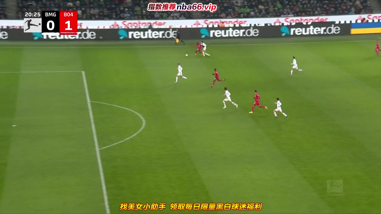 Bundesliga Borussia Monchengladbach Vs Bayer Leverkusen 20 phút Vào, ghi bàn 0:1