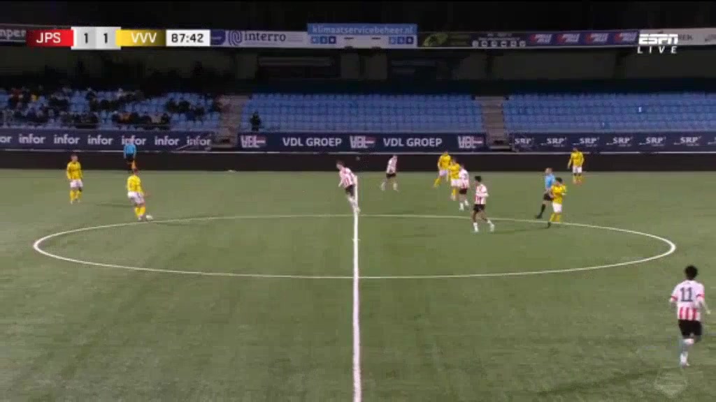 17 Jong PSV Eindhoven (Youth) Vs VVV Venlo 90 skor gol , skor 1:2