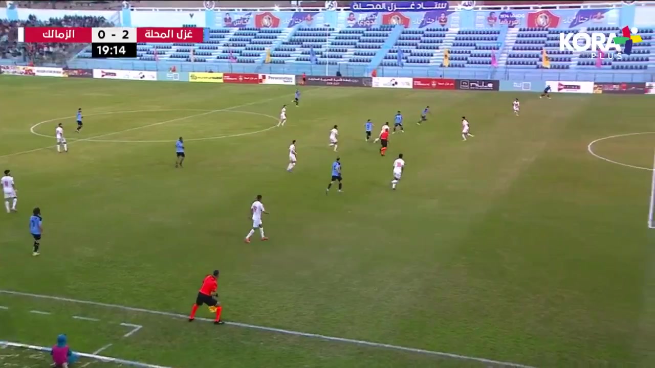 EGY D1 Ghazl El Mahallah Vs Zamalek  Goal in 18 min, Score 2:0