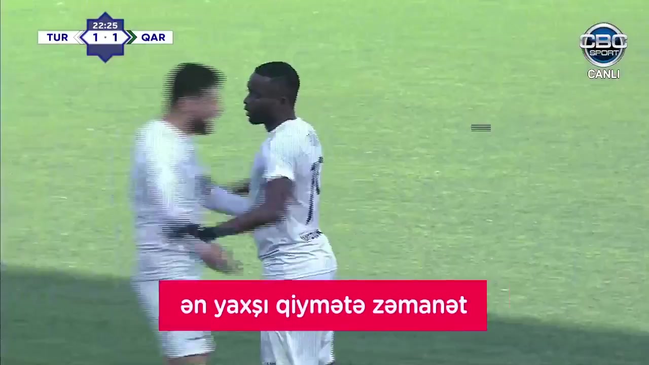 AZE D1 Turan Tovuz Vs Qarabag  Goal in 22 min, Score 1:1