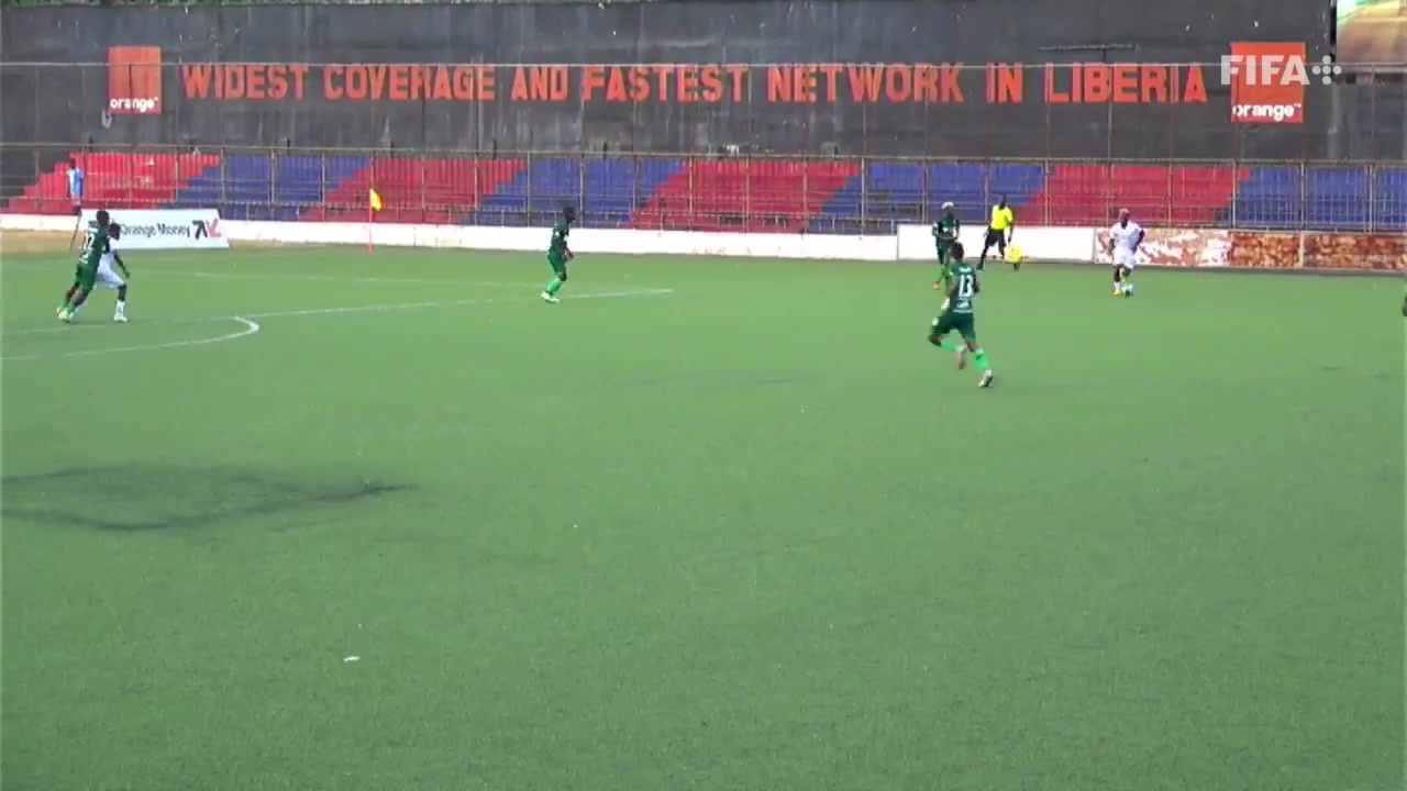 Liberian L Heaven Eleven Vs Nimba Kwado  Goal in 35 min, Score 1:0