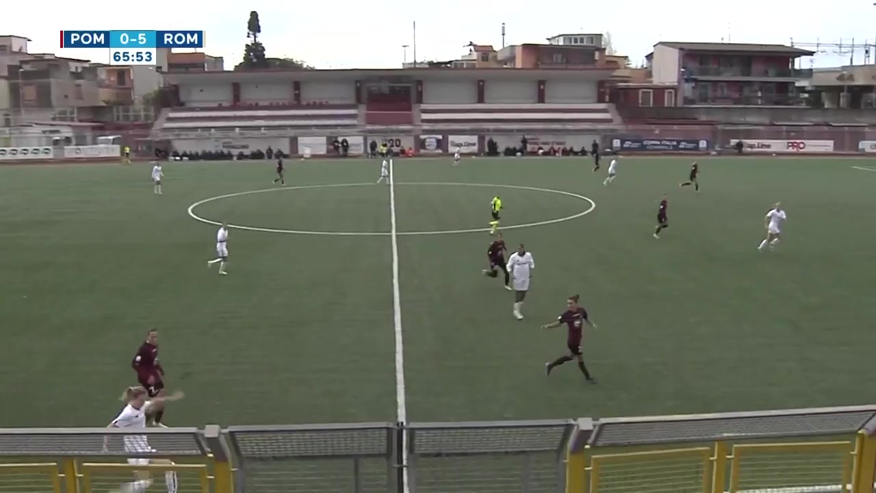 IW Cup Pomigliano (w) Vs Roma CF (w)  Goal in 68 min, Score 0:6