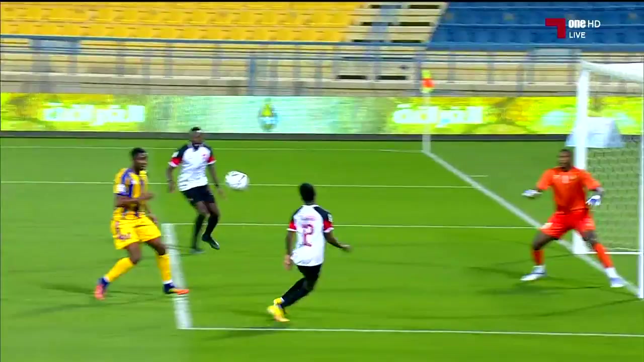 QAT D1 Al-Garrafa Vs Al Rayyan Yohan Boli Goal in 45 min, Score 1:1