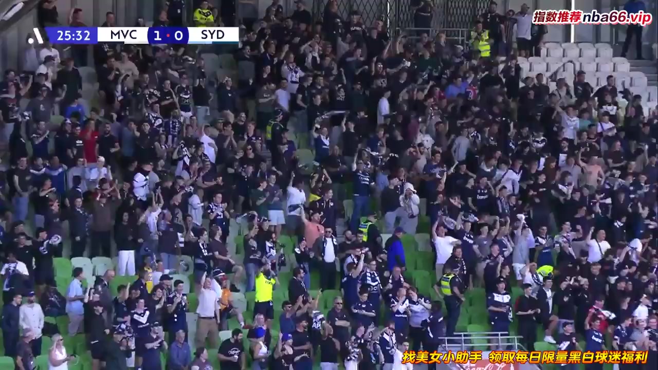 AUS D1 Melbourne Victory Vs Sydney FC  Goal in 25 min, Score 1:0
