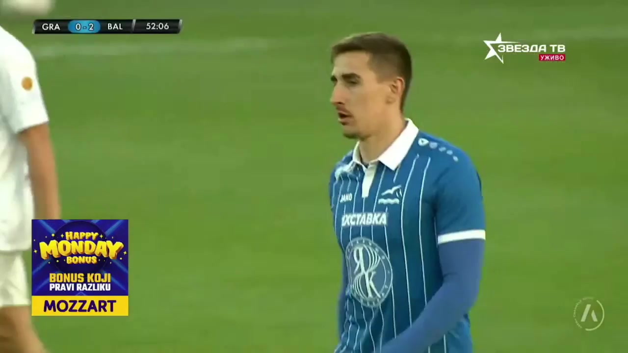 INT CF Baltika Kaliningrad Vs FK Graficar Beograd 54 phút Vào, ghi bàn 2:0