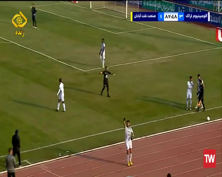 IRN PR Aluminium Arak Vs Sanat-Naft  Goal in 84 min, Score 3:1