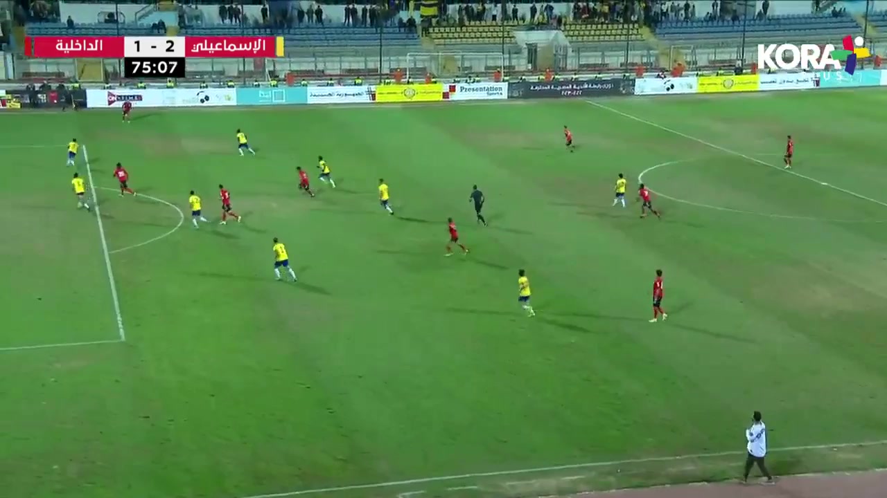 EGY D1 Ismaily Vs El Daklyeh 74 ทำประตู  ประตู, ทำคะแนน 3:0