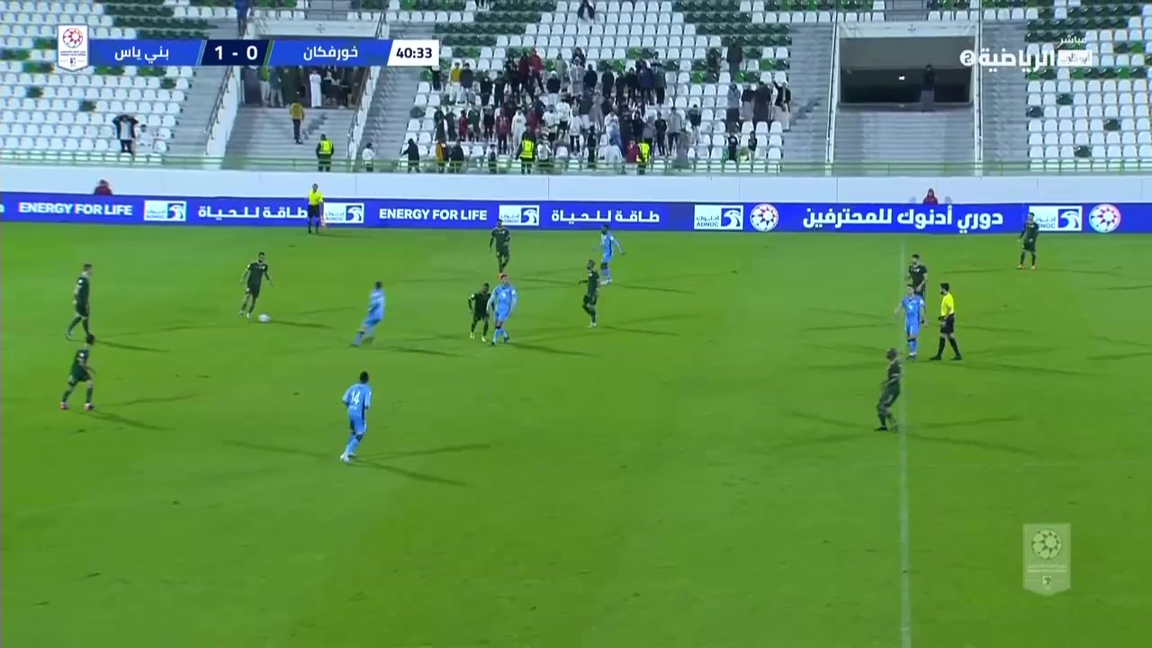 UAE LP Khor Fakkan Vs Banni Yas  Goal in 40 min, Score 0:2