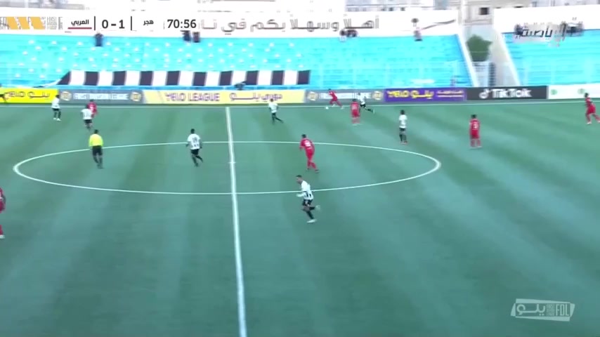 KSA D1 Hajer Vs Al-Arabi(KSA)  Goal in 73 min, Score 1:1