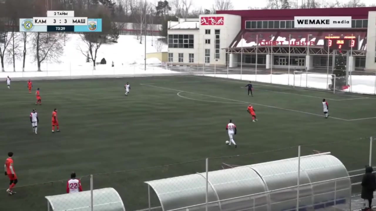 INT CF FK Kolomna Vs Mashuk-KMV 75 phút Vào, ghi bàn 3:4