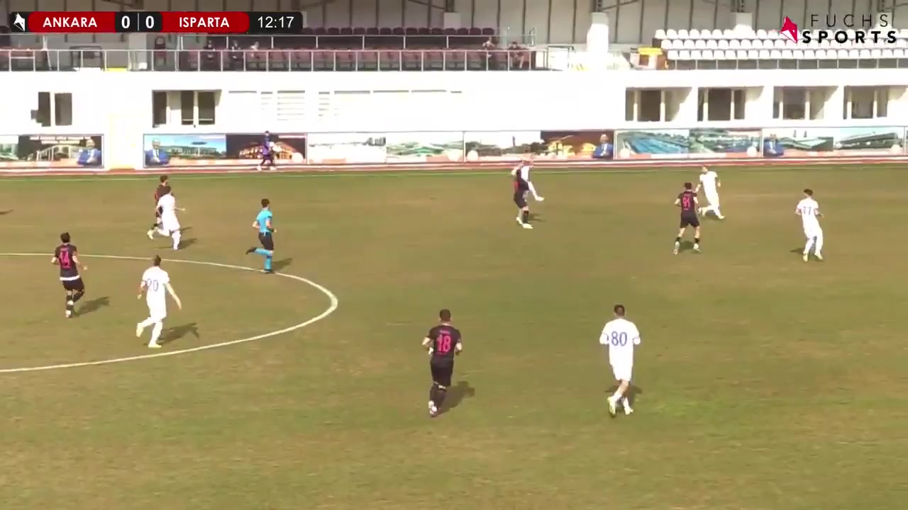TUR D3 Ankaraspor FK Vs Isparta 32 Spor  Goal in 13 min, Score 0:1