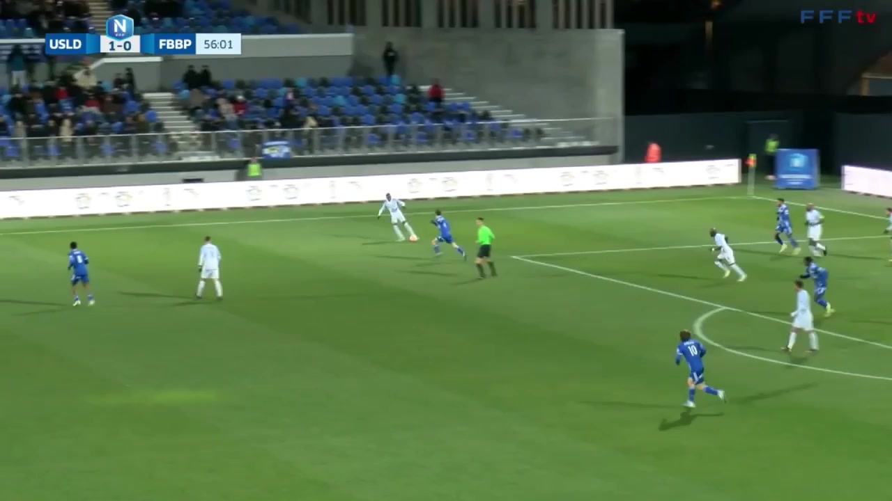 FRA D3 USL Dunkerque Vs Bourg Peronnas 58 phút Vào, ghi bàn 1:1