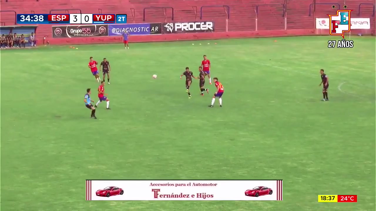 ACT  M Deportivo Espanol Vs Yupanqui 81 phút Vào, ghi bàn 4:0