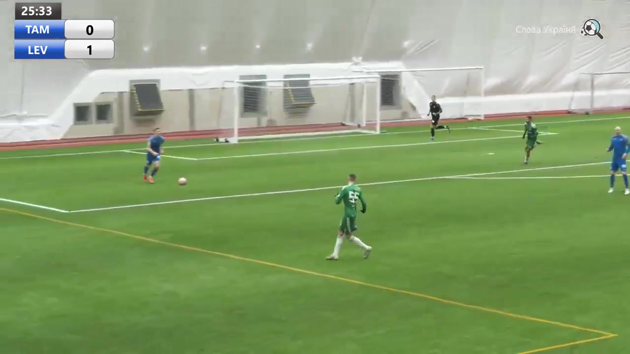 Est WT Tartu JK Maag Tammeka Vs Levadia Tallinn  Goal in 25 min, Score 0:2