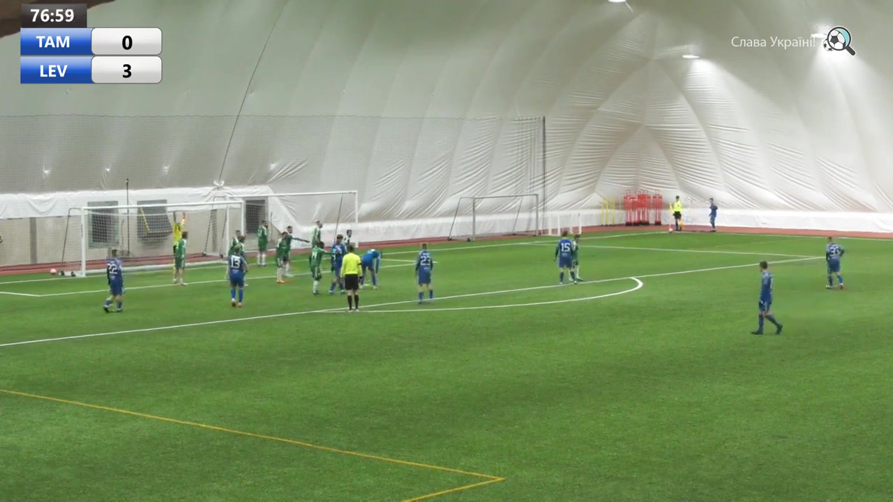 Est WT Tartu JK Maag Tammeka Vs Levadia Tallinn  Goal in 78 min, Score 1:3