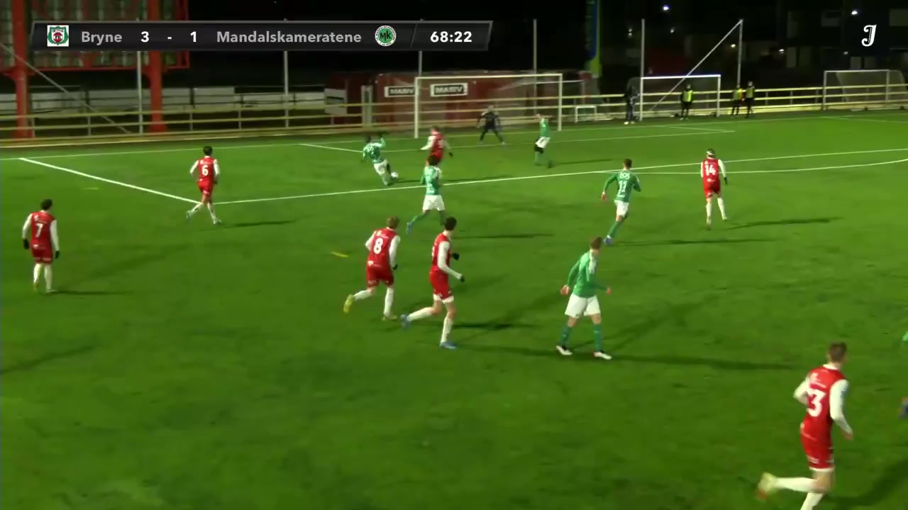 INT CF Bryne Vs Mandalskameratene 70 phút Vào, ghi bàn 4:1