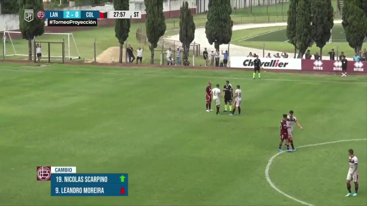 AR L（R） Lanus Reserves Vs Colon Reserves  Goal in 75 min, Score 2:1