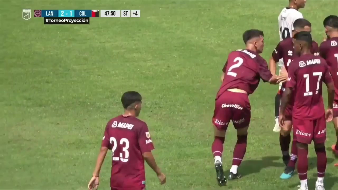 AR L（R） Lanus Reserves Vs Colon Reserves  Goal in 95 min, Score 3:1