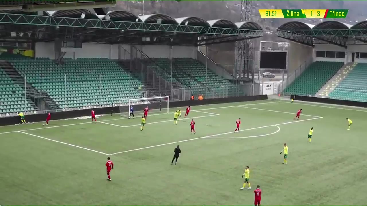 INT CF MSK Zilina Vs Trinec 84 phút Vào, ghi bàn 2:3