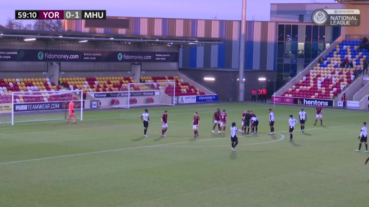 ENG Conf York City Vs Maidenhead United  Goal in 60 min, Score 0:2