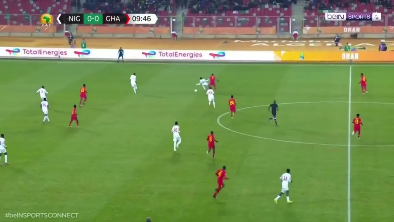 CAF SC Niger Vs Ghana 10 phút Vào, ghi bàn 1:0