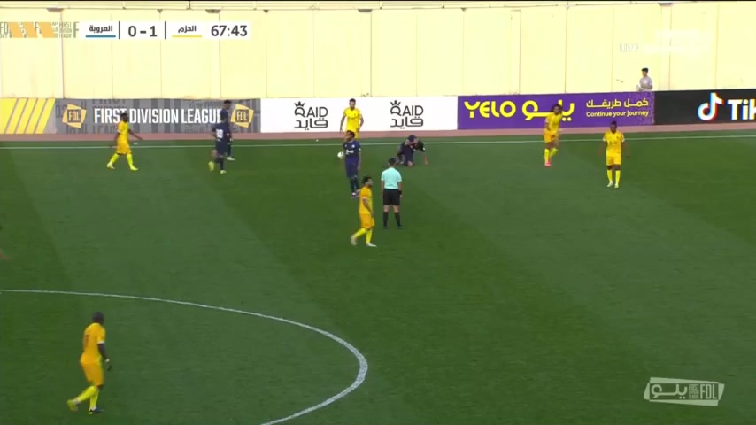 KSA D1 Al-Hazm Vs Al-Orubah  Goal in 69 min, Score 1:1