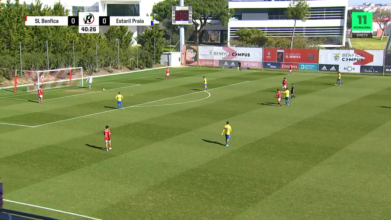 Por U23 Benfica U23 Vs Estoril U23  Goal in 40 min, Score 0:1