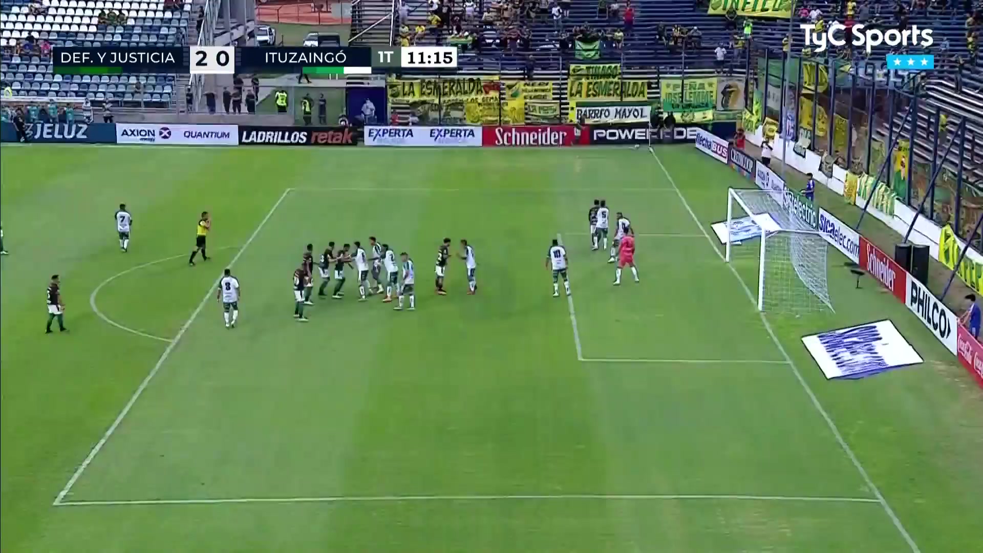ARG C Defensa Y Justicia Vs Ituzaingo  Goal in 11 min, Score 2:0
