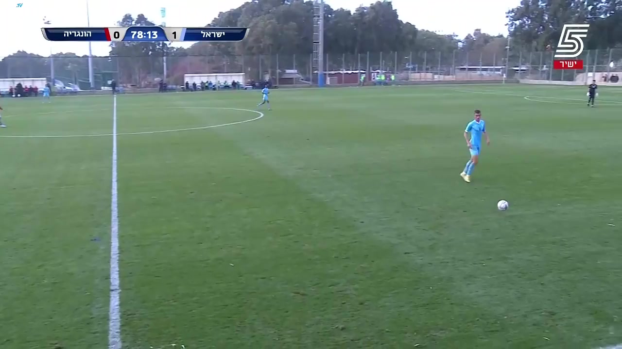 INT FRL Israel U19 Vs Hungary U19  Goal in 80 min, Score 2:0