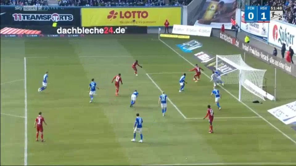 GER D2 Hansa Rostock Vs Hamburger SV 51 phút Vào, ghi bàn 0:2