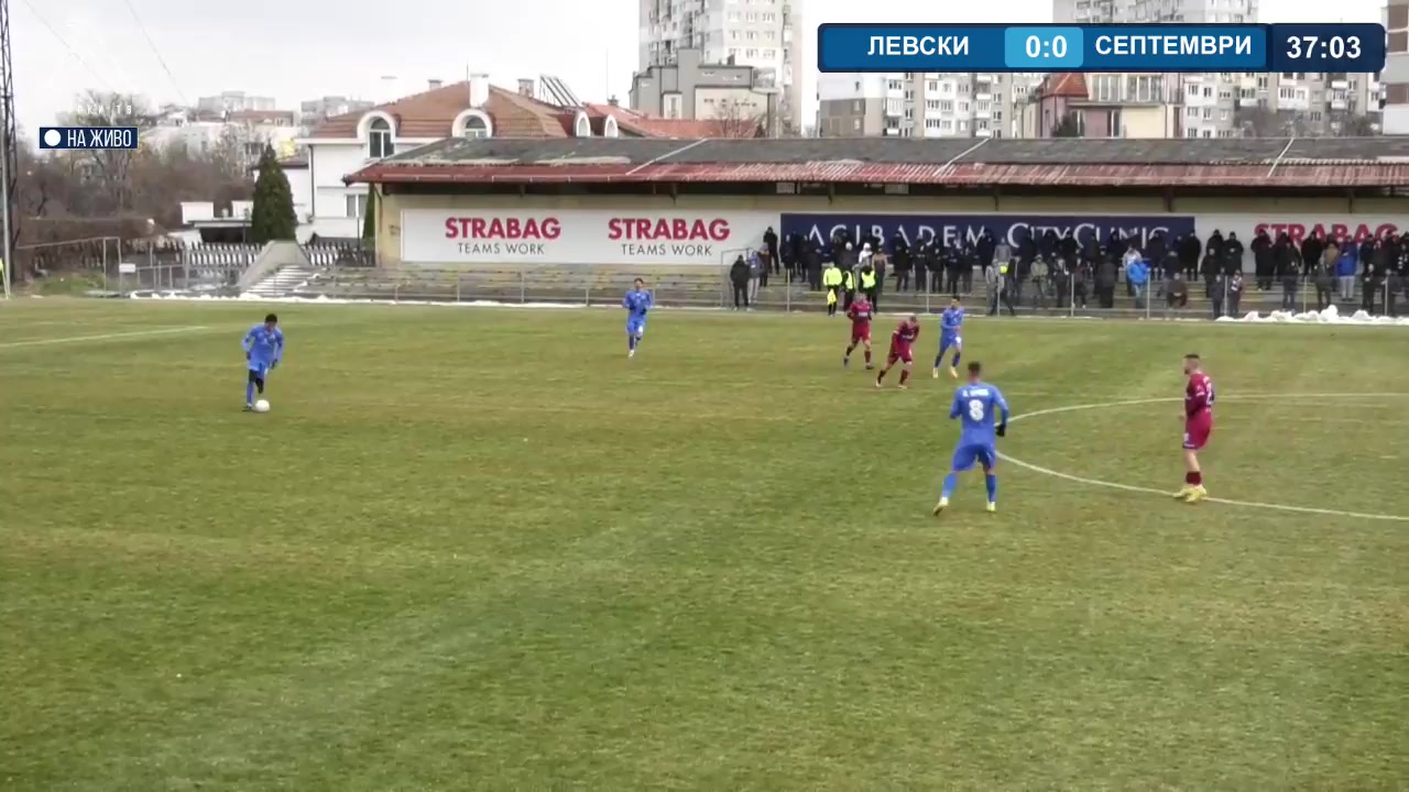 INT CF Levski Sofia Vs Septemvri Sofia 37 phút Vào, ghi bàn 0:1