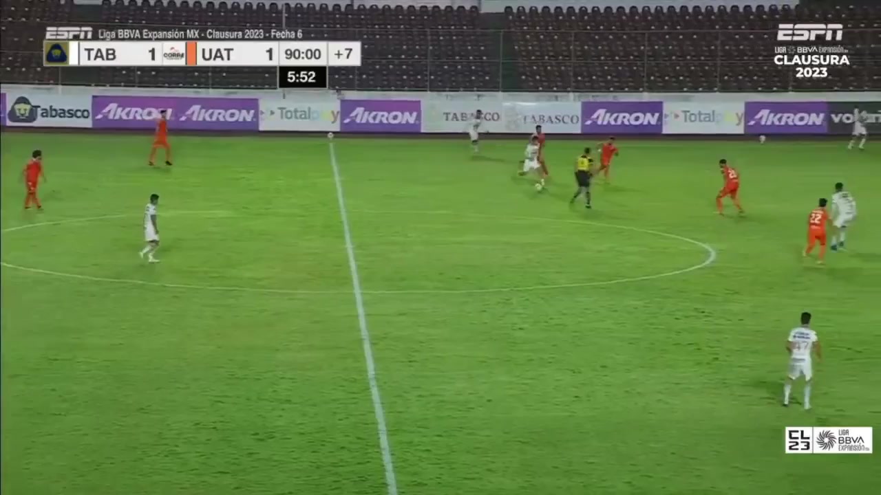 MEX D2 Pumas Tabasco Vs Correcaminos UAT 98 phút Vào, ghi bàn 2:1